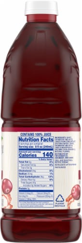 Kroger® 100% Cranberry Juice Perspective: right