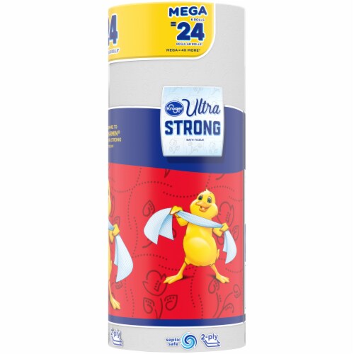 Kroger® Ultra Strong Mega Roll Bath Tissue Perspective: right
