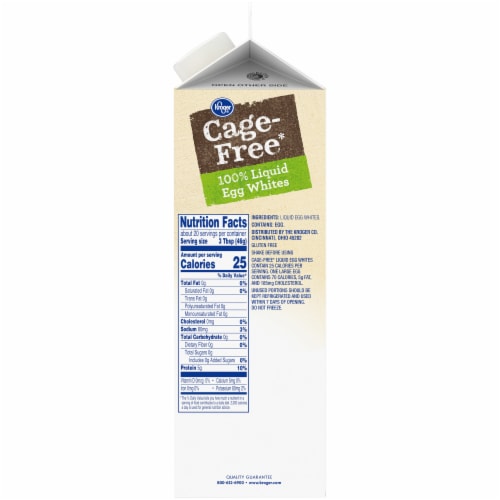 Kroger® Cage Free Liquid Egg Whites Perspective: right