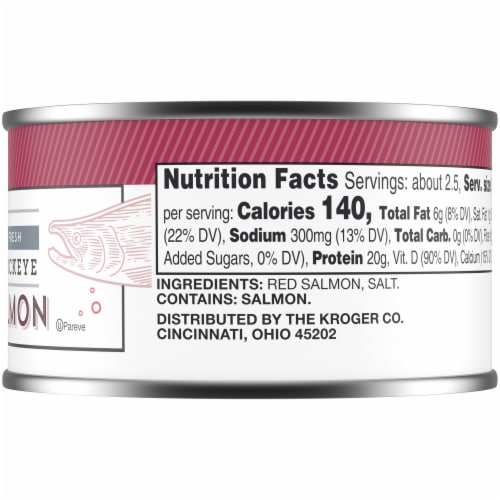 Kroger® Alaskan Sockeye Red Salmon Perspective: right