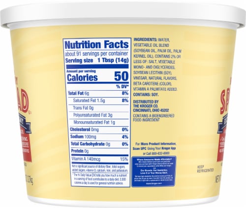 Kroger® Buttery Vegetable Oil Spread Perspective: right