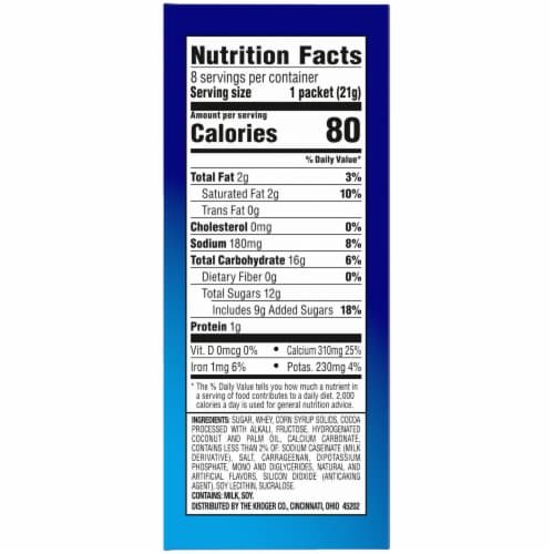 Kroger® Dutch Milk Chocolate Hot Cocoa Mix Perspective: right