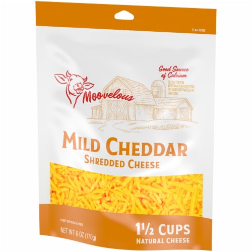 Moovelous Mild Shredded Cheese Perspective: right