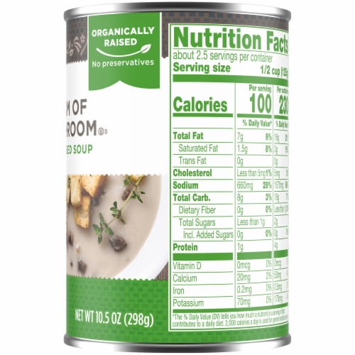 Simple Truth Organic® Cream of Mushroom Condensed Soup Perspective: right