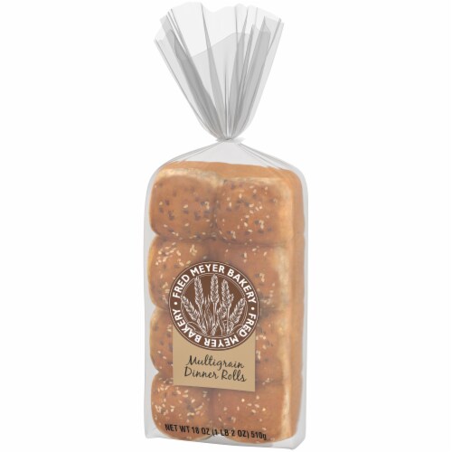 Fred Meyer® Bakery Multigrain Dinner Rolls 8 Count Perspective: right