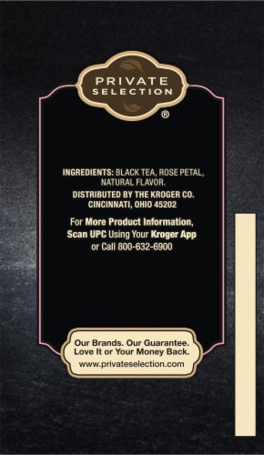 Private Selection® English Rose Black Teabags Perspective: right