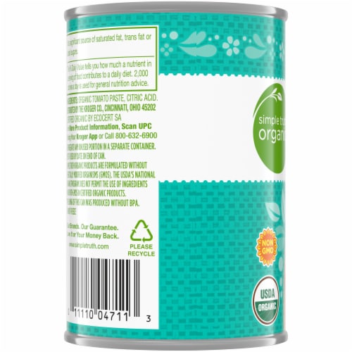 Simple Truth Organic™ Tomato Paste Perspective: right