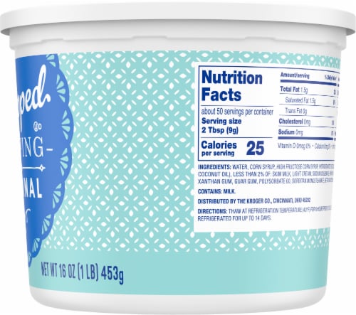 Kroger® Original Whipped Topping Perspective: right