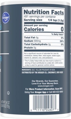 Kroger® Salt Perspective: right