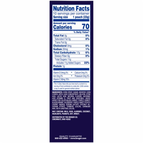 Kroger® On the Move Fruit-Flavored Snacks Perspective: right