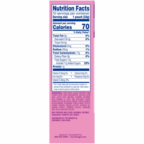 Kroger® Fairy Tales Fruit-Flavored Snacks Perspective: right