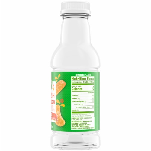 Simple Truth Organic™ Splish Tangerine Flavored Bottled Water Perspective: right