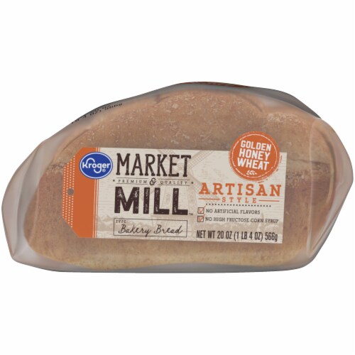 Kroger® Market & Mill Artisan Style Golden Honey Wheat Bakery Bread Perspective: right