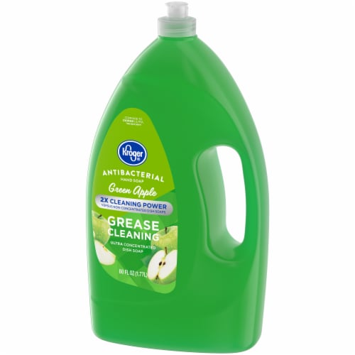 Kroger® Ultra Concentrated Antibacterial Liquid Dish Soap Green Apple Scent Perspective: right