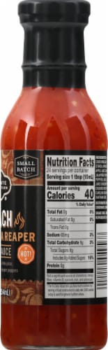 Private Selection® Peach Carolina Reaper Hot Wing Sauce Perspective: right