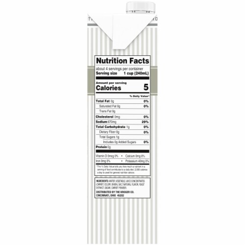 Kroger® Fat Free Vegetable Broth Perspective: right