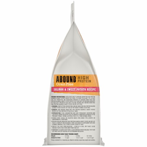 ABOUND® Grain Free Salmon & Sweet Potato Recipe Dry Cat Food Perspective: right