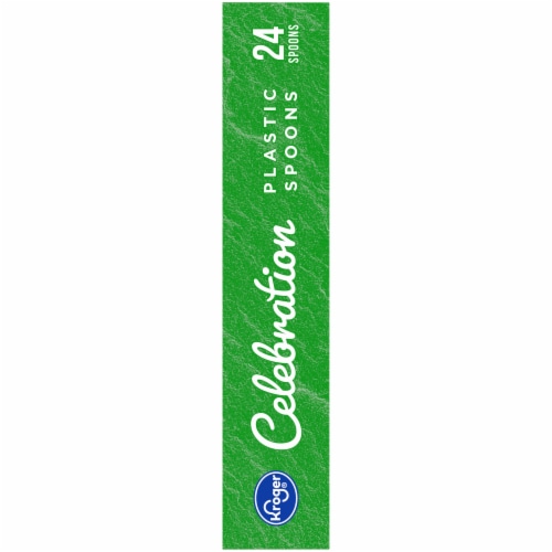 Kroger® Celebration Clear Plastic Spoons Perspective: right