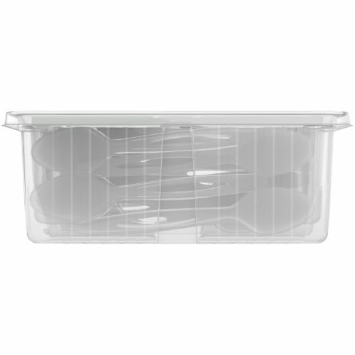 Kroger® Celebration Clear Plastic Dinnerware Sets Perspective: right