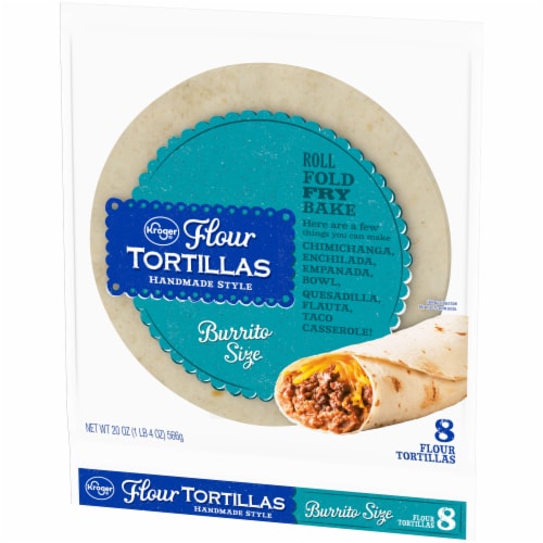 Kroger® Burrito Size Flour Tortillas Perspective: right