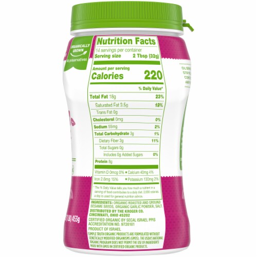Simple Truth Organic® Garlic Tahini Perspective: right