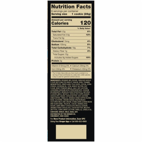 Private Selection® Mocha Brownie Batter Cookies Perspective: right