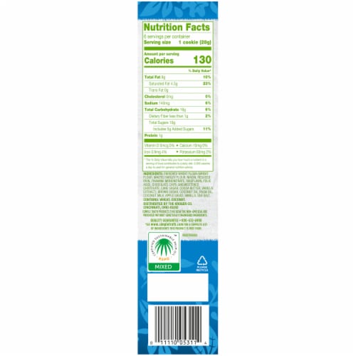 Simple Truth™ Plant-Based Chocolate Chip Cookies Perspective: right