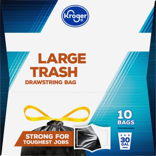 Kroger® Tie Trash 20 gal Compactor Bags, 10 ct - Kroger