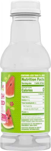Simple Truth Organic™ Splish Watermelon Flavored Sparkling Bottled Water Perspective: right