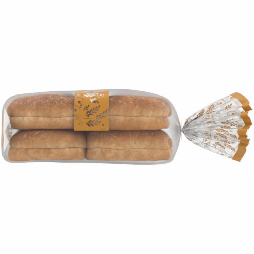 Private Selection® Sugar Free 100% Whole Wheat Extra Large Sandwich Rolls Perspective: right