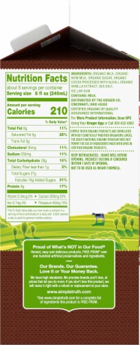 Simple Truth Organic® Chocolate Whole Milk Perspective: right