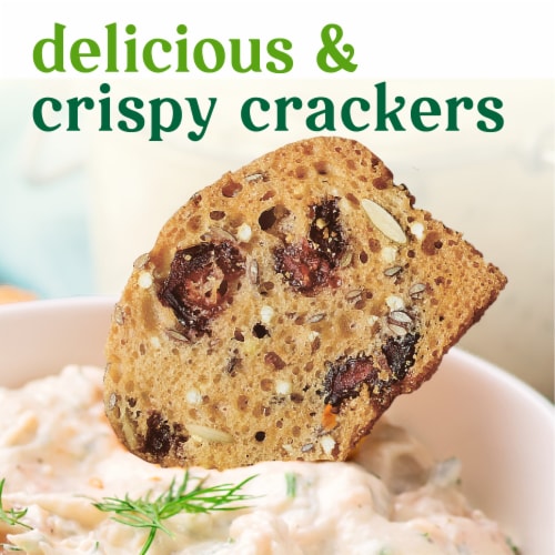 Simple Truth® Cranberry Oat Crisp Crackers Perspective: right