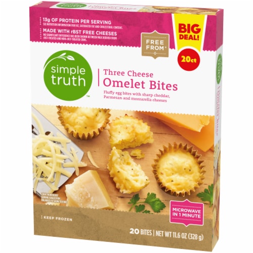 Simple Truth™ Three Cheese Omelet Bites BIG Deal! Perspective: right