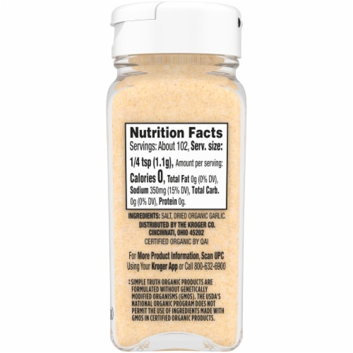Simple Truth Organic™ Garlic Salt Perspective: right