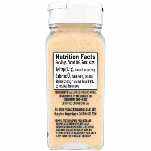 Simple Truth Organic™ Garlic Salt Perspective: right