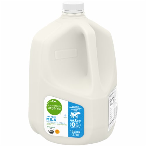 Simple Truth Organic® Fat Free Milk Perspective: right