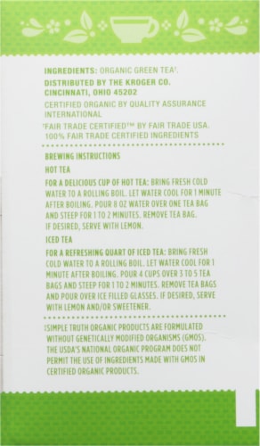 Simple Truth Organic® Green Tea Bags Perspective: right