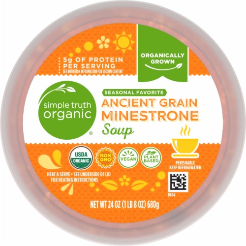 Simple Truth Organic® Ancient Grain Minestrone Soup Perspective: right