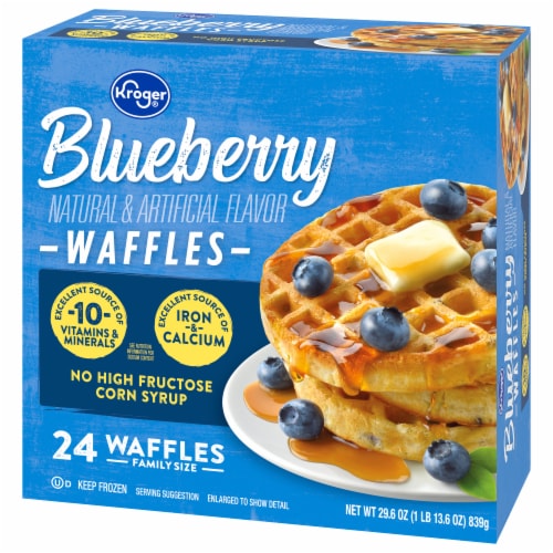 Kroger® Blueberry Waffles Perspective: right