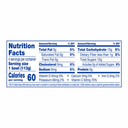 Kroger® Pineapple Tidbits Cups in 100% Pineapple Juice Perspective: right