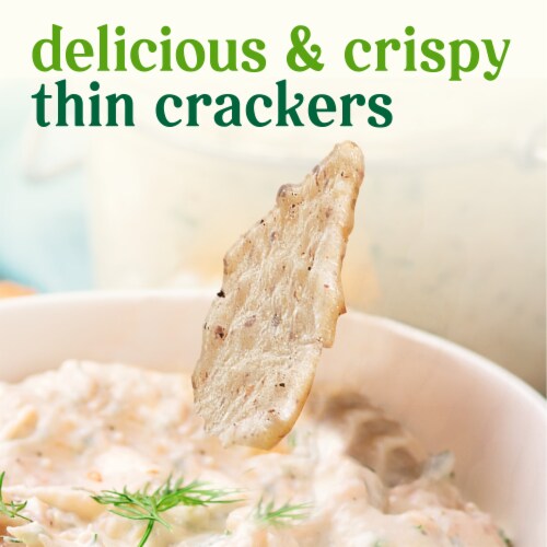 Simple Truth® Gluten Free Sea Salt & Pepper Almond Crisps Crackers Perspective: right