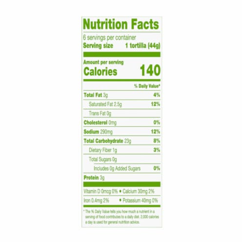 Simple Truth Organic® Taco Size Wheat Flour Tortillas Perspective: right