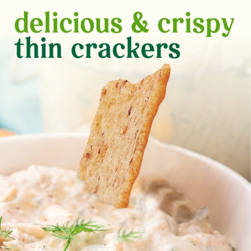 Simple Truth­® Gluten Free Sea Salt Rice & Almond Crisps Crackers Perspective: right