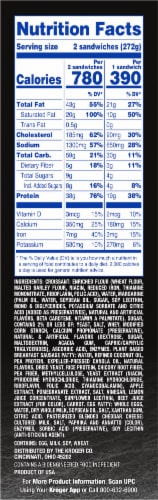 Kroger® Egg & Cheddar Croissant Plant-Based Breakfast Patty - 2 Count Perspective: right