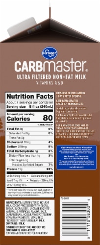 Kroger® CARBmaster® Ultra Filtered Non-Fat Chocolate Milk Perspective: right