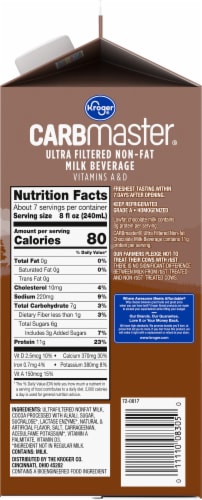 Kroger® CARBMaster® Lactose Free Skim Chocolate Milk Perspective: right