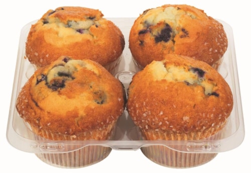 Bakery Fresh Goodness Blueberry Muffins Perspective: right