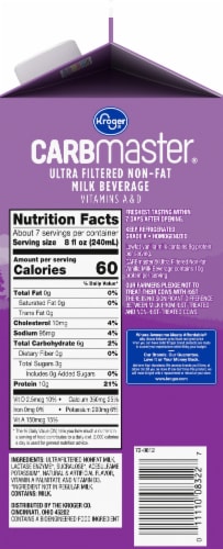 Kroger® Carbmaster® Lactose Free Non-Fat Vanilla Milk Beverage Perspective: right