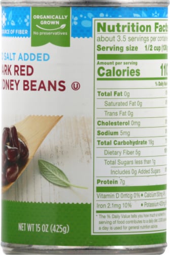 Simple Truth Organic® Red Kidney Beans Perspective: right