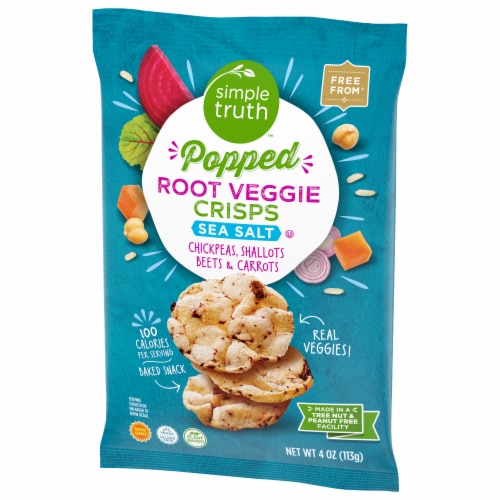 Simple Truth® Sea Salt Popped Root Veggie Crisps Chips Perspective: right